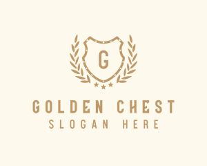 Royal Wreath Shield Firm logo design