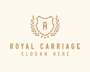 Royal Wreath Shield Firm logo design