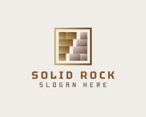 Gradient Floor Tile logo design