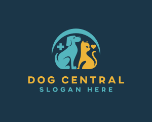 Dog & Cat Pet Shop logo design