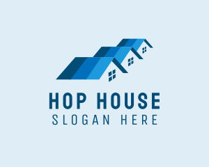 Roof Residential House logo design