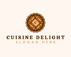 Pie Bakery Pastry logo design