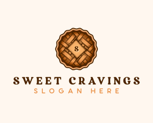 Pie Bakery Pastry logo design