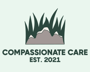 Lawn Care Grass  logo design