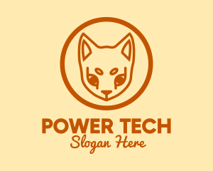 Orange Pet Cat  logo