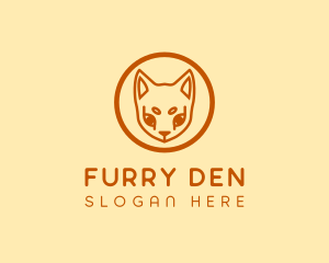Orange Pet Cat  logo
