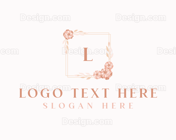 Floral Beauty Salon Logo