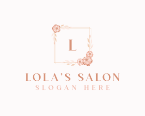 Floral Beauty Salon logo design