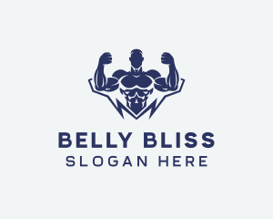 Gym Fitness Bodybuilder Logo