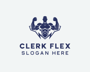 Gym Fitness Bodybuilder logo design