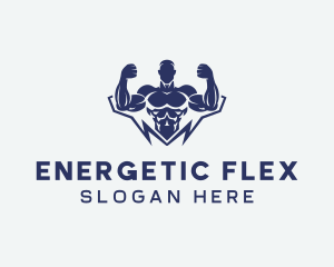 Gym Fitness Bodybuilder logo design