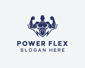 Gym Fitness Bodybuilder logo design