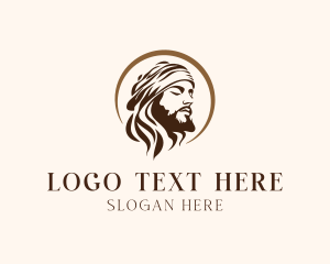 Traditional Bedouin Man logo