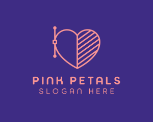 Dating Heart App logo design