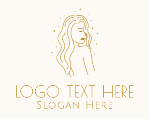 Woman Beauty Skin Care  Logo