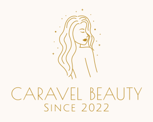 Woman Beauty Skin Care  logo design