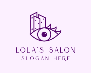 City Eyelash Extension Salon logo design