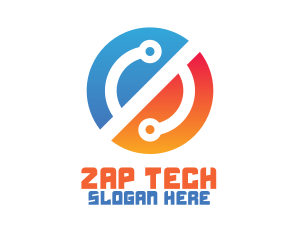 Tech Circuit Networking logo design