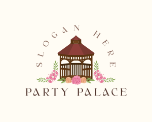 Floral Gazebo Garden logo design