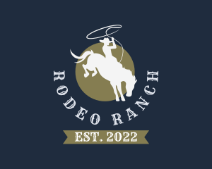 Classic Cowboy Rodeo logo design