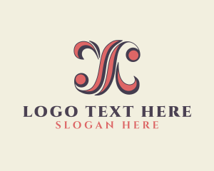 Elegant Professional Studio Letter X logo