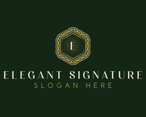 Luxury Chain Jeweler logo design