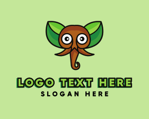 Eco Leaf Elephant logo