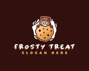 Cookie Bear Chocolate Chip logo design