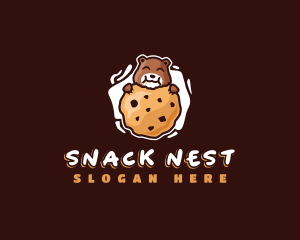 Cookie Bear Chocolate Chip logo design