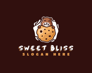 Cookie Bear Chocolate Chip logo design