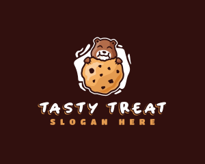 Cookie Bear Chocolate Chip logo design