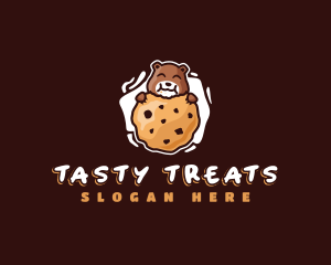 Cookie Bear Chocolate Chip logo design