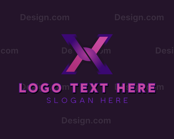 Company Brand Letter X Logo