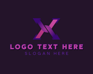 Company Brand Letter X logo