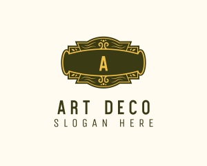 Art Deco Bar Decor logo design