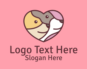Pet Dog Love Care logo design