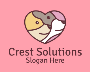 Pet Dog Love Care logo design