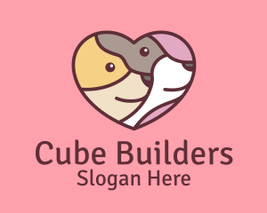 Pet Dog Love Care logo design