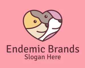 Pet Dog Love Care logo design