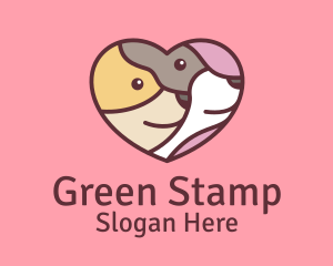 Pet Dog Love Care logo design