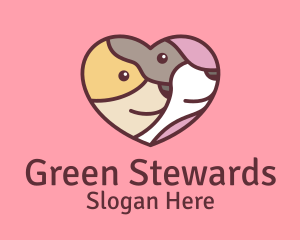 Pet Dog Love Care logo design