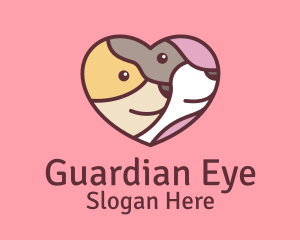 Pet Dog Love Care logo design