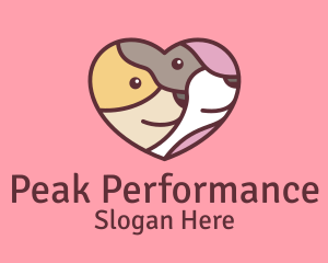 Pet Dog Love Care logo design