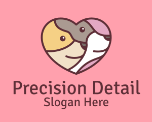 Pet Dog Love Care logo design