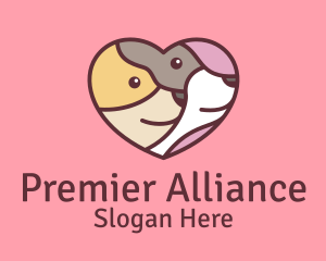 Pet Dog Love Care logo design