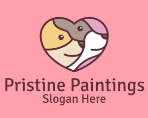 Pet Dog Love Care logo design