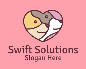 Pet Dog Love Care logo design