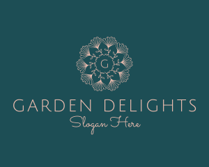 Flower Wreath Decoration Boutique logo design