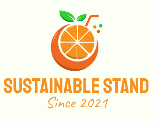 Orange Juice Stand  logo design