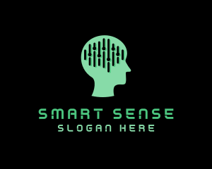 Artificial Intelligence Brain logo